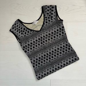 Vintage y2k glam glitter tank